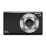 DC402 2.4 inch 44MP 16X Zoom 1080P Full HD Digital Camera Children Card Camera, AU Plug(Black)