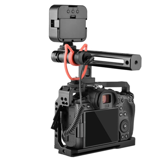 YELANGU C22 YLG0334B Video Camera Cage Stabilizer with Handle for Canon EOS R5/R6 (Black)
