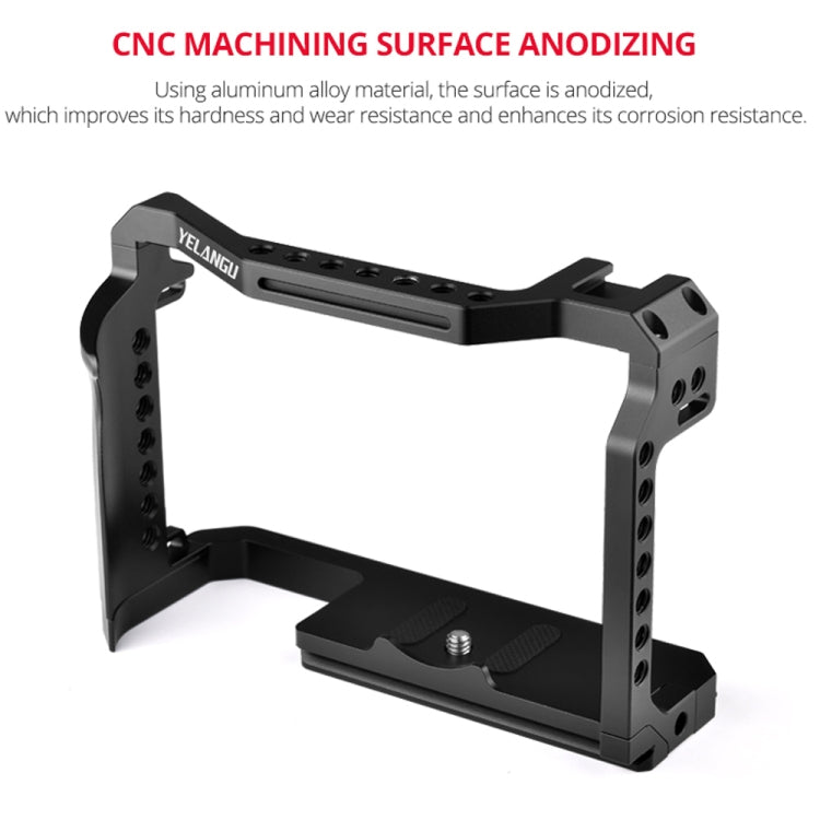 YELANGU C22-A YLG0334B-A Video Camera Cage Stabilizer for Canon EOS R5/R6/R(Black) - free shipping - PMC Jewellery - Order now!