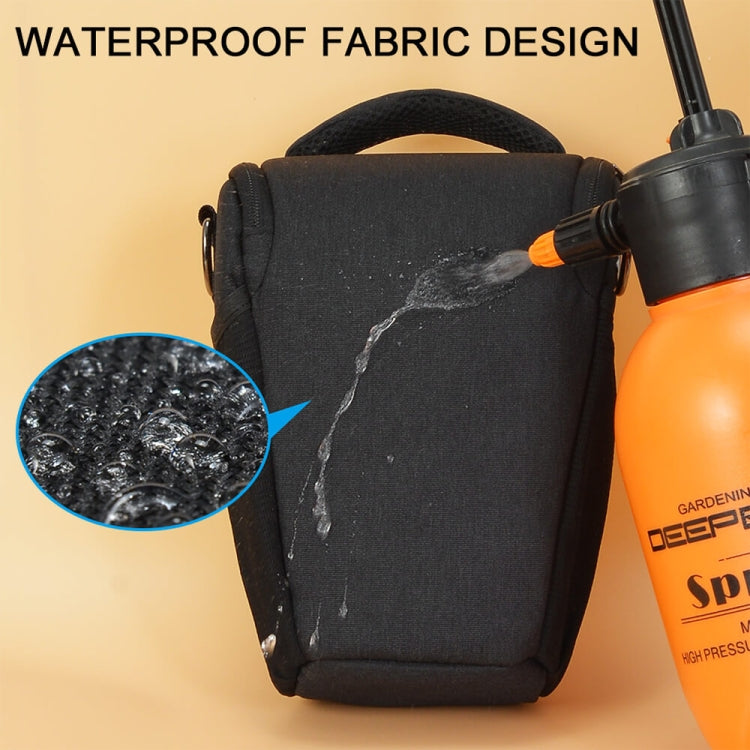 CADEN D11 Water-resistant Crossbody Shoulder SLR Camera Bag, Size: 20.5 x 16 x 27cm (Black)