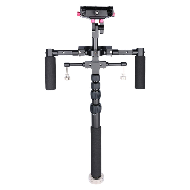 YELANGU S300 4 in 1 Multifunctional Rig + Dual Handheld Shoulder Rig + Monopod + Stabilizer for Cameras / SLR Cameras, Height Range: 63cm-170cm(Black) - free shipping - PMC TechLife - Order now!