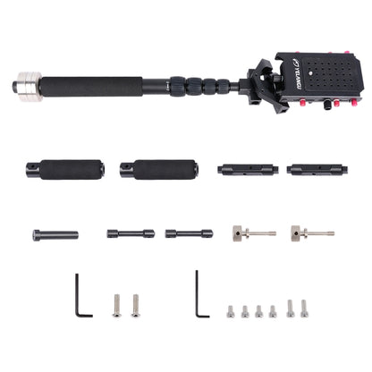 YELANGU S300 4 in 1 Multifunctional Rig + Dual Handheld Shoulder Rig + Monopod + Stabilizer for Cameras / SLR Cameras, Height Range: 63cm-170cm(Black) - free shipping - PMC Jewellery - Order now!