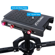 YELANGU S300 4 in 1 Multifunctional Rig + Dual Handheld Shoulder Rig + Monopod + Stabilizer for Cameras / SLR Cameras, Height Range: 63cm-170cm(Black)