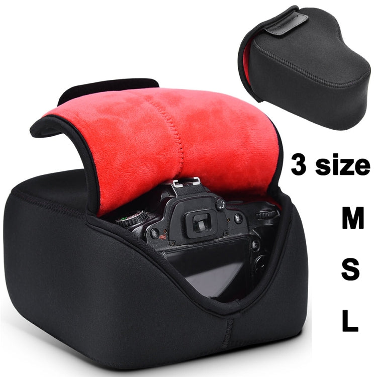 CADeN H6 Shockproof Waterproof Camera Liner Neoprene Bag Case, Size: 17 x 10.5 x 22cm (Black Red) - free shipping - PMC Jewellery - Order now!