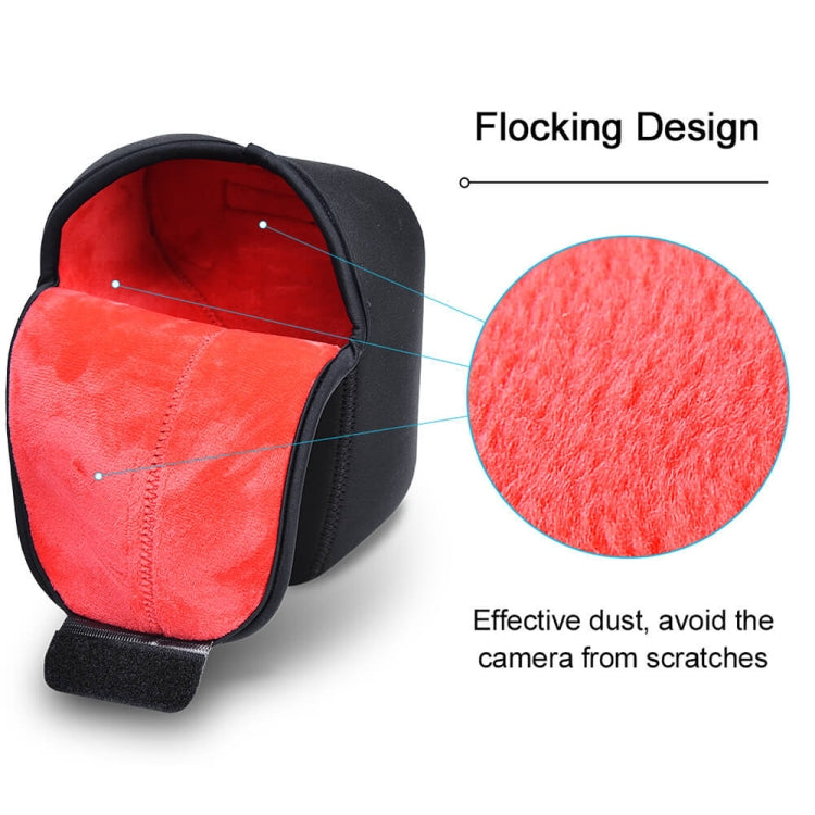 CADeN H6 Shockproof Waterproof Camera Liner Neoprene Bag Case, Size: 17 x 10.5 x 22cm (Black Red) - free shipping - PMC Jewellery - Order now!