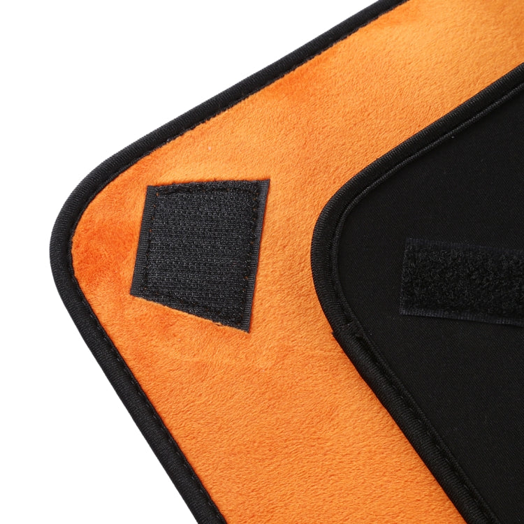Hundred-folding Cloth Photography Camera SLR Liner Lens Bag Thickening Wrapped Cloth Plus Velvet, Size: 50x50cm (Orange)