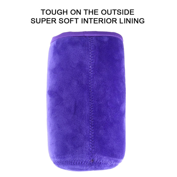 4 in 1 SLR Camera Lens Bag Micro Single Lens Bag Lens Inner Bile Bag Water-resistant Protective Case Plus Velvet Thickening (Purple)