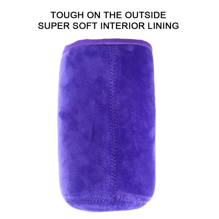 4 in 1 SLR Camera Lens Bag Micro Single Lens Bag Lens Inner Bile Bag Water-resistant Protective Case Plus Velvet Thickening (Purple)