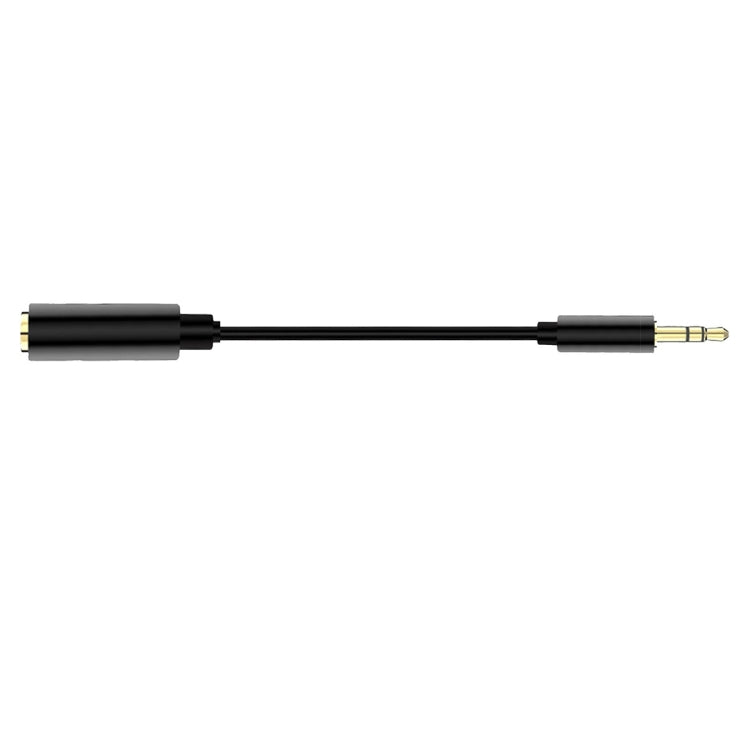 5 PCS 13cm Metal 3.5mm Audio 4 Pole Female to 3 Pole Male Microphone Adapter Cable(Black) - free shipping - PMC Jewellery - Order now!