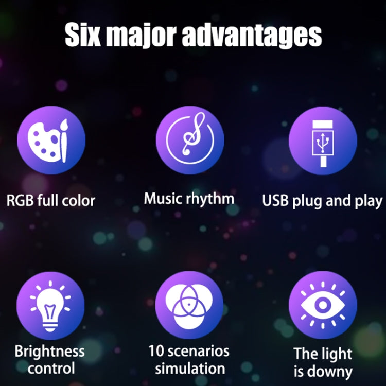 LUXCEO Mood2 RGB Atmosphere Fill Light Desktop Rhythm Pickup Lamp with Remote Control (EU Plug) - free shipping - PMC TechLife - Order now!