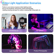 LUXCeO P100 RGB Photo Video Light Stick Handheld Fill Light with Remote Control