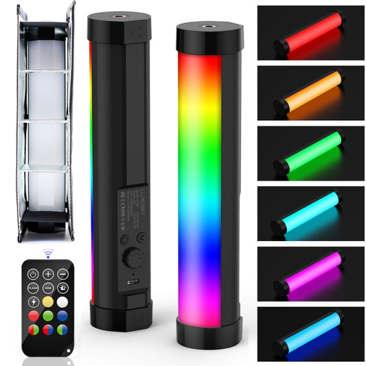 LUXCeO P100 RGB Photo Video Light Stick Handheld Fill Light with Remote Control & Grid Softbox - free shipping - PMC Jewellery - Order now!