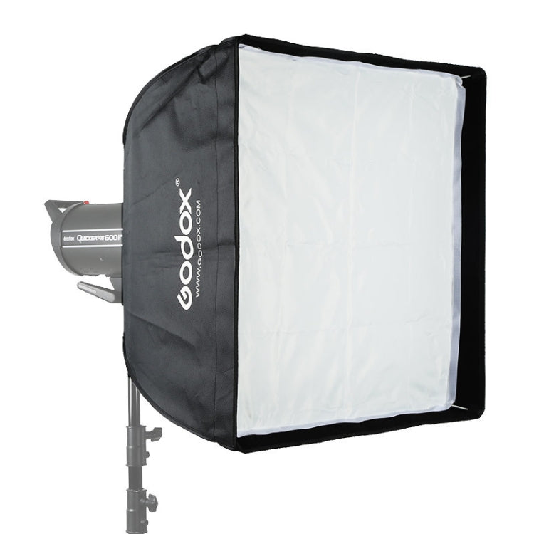 Godox 60 x 60cm Rectangle Softbox Photo Studio Bowens Mount Diffuser for Speedlite (Black) - free shipping - PMC Jewellery - Order now!