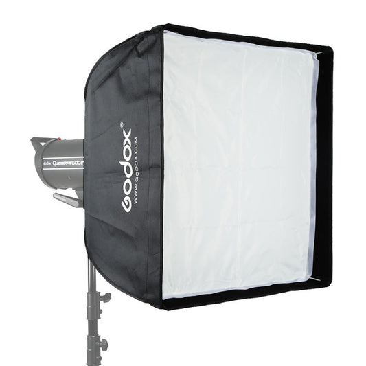 Godox 60 x 60cm Rectangle Softbox Photo Studio Bowens Mount Diffuser for Speedlite (Black) - free shipping - PMC Jewellery - Order now!