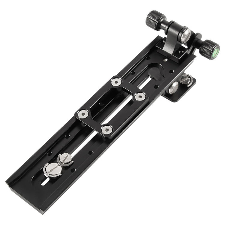 BEXIN VR-220 220mm Length Aluminum Alloy Extended Quick Release Plate for Manfrotto / Sachtler (Black)