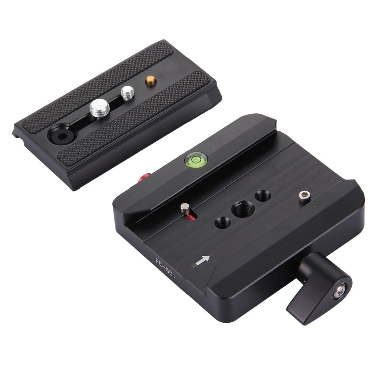 Fittest FC-501 Quick Release Assembly Aluminium Alloy Clamp Adapter with Quick Release Sliding Plate for Manfrotto Tripod 577 Replacement - free shipping - PMC Jewellery - Order now!