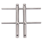 LRT-03 Professional DSLR Camera Lens Stainless Steel Spanner Wrench Open Repair Tool Kit with 3 Pairs of Spare Head