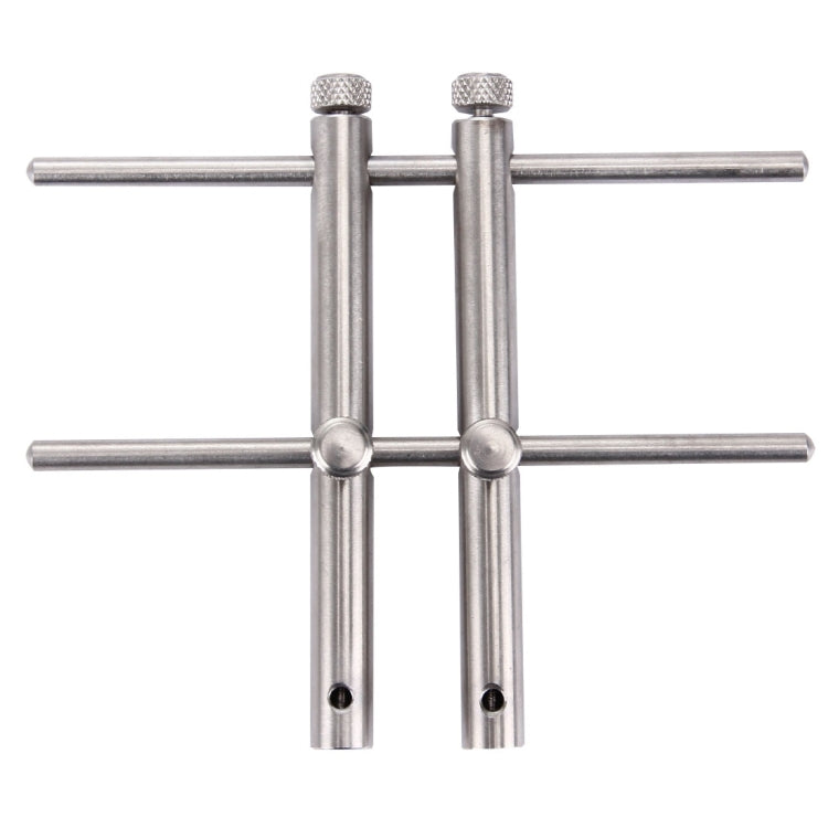 LRT-03 Professional DSLR Camera Lens Stainless Steel Spanner Wrench Open Repair Tool Kit with 3 Pairs of Spare Head