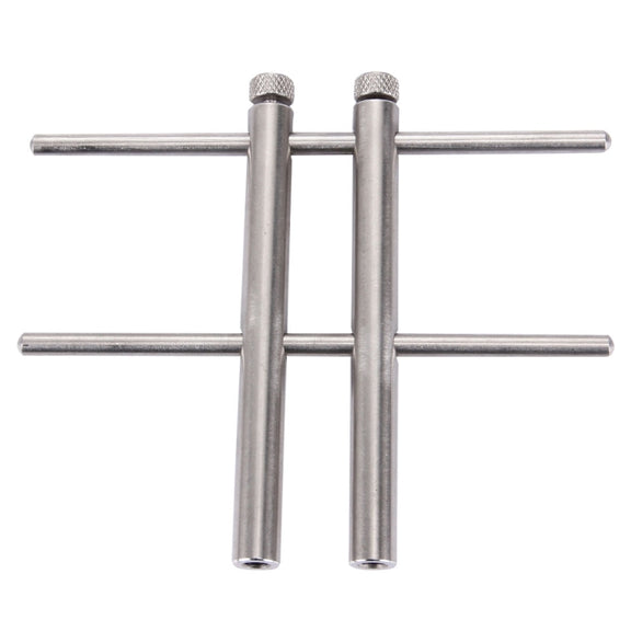 LRT-03 Professional DSLR Camera Lens Stainless Steel Spanner Wrench Open Repair Tool Kit with 3 Pairs of Spare Head