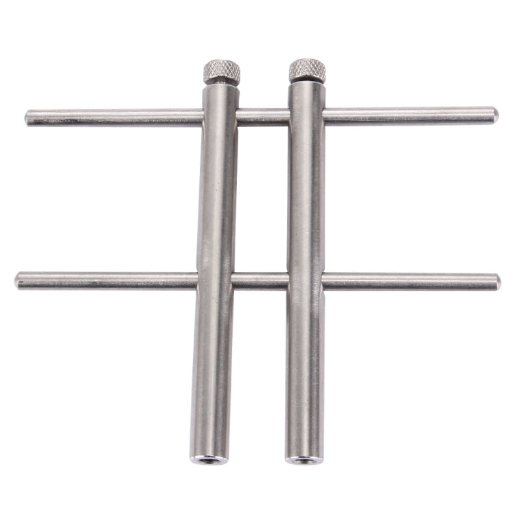 LRT-03 Professional DSLR Camera Lens Stainless Steel Spanner Wrench Open Repair Tool Kit with 3 Pairs of Spare Head