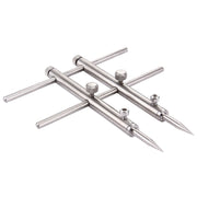 LRT-03 Professional DSLR Camera Lens Stainless Steel Spanner Wrench Open Repair Tool Kit with 3 Pairs of Spare Head