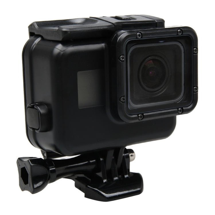2 in 1 for GoPro HERO5 Touch Screen Back Cover + 45m Water-resistant Housing Protective Case(No Need to Disassemble Lens When Installed) with Buckle Basic Mount & Lead Screw(Black)