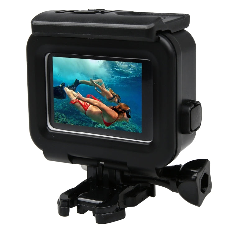 2 in 1 for GoPro HERO5 Touch Screen Back Cover + 45m Water-resistant Housing Protective Case(No Need to Disassemble Lens When Installed) with Buckle Basic Mount & Lead Screw(Black)