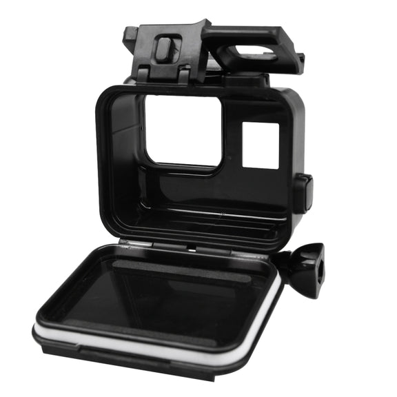 2 in 1 for GoPro HERO5 Touch Screen Back Cover + 45m Water-resistant Housing Protective Case(No Need to Disassemble Lens When Installed) with Buckle Basic Mount & Lead Screw(Black)