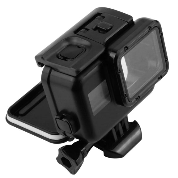 2 in 1 for GoPro HERO5 Touch Screen Back Cover + 45m Water-resistant Housing Protective Case(No Need to Disassemble Lens When Installed) with Buckle Basic Mount & Lead Screw(Black)