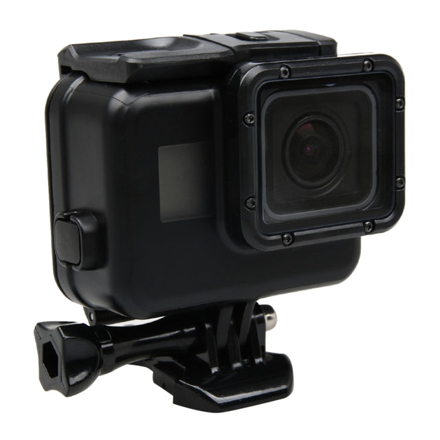 2 in 1 for GoPro HERO5 Touch Screen Back Cover + 45m Water-resistant Housing Protective Case(No Need to Disassemble Lens When Installed) with Buckle Basic Mount & Lead Screw(Black)