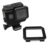 2 in 1 for GoPro HERO5 Touch Screen Back Cover + 45m Water-resistant Housing Protective Case(No Need to Disassemble Lens When Installed) with Buckle Basic Mount & Lead Screw(Black)
