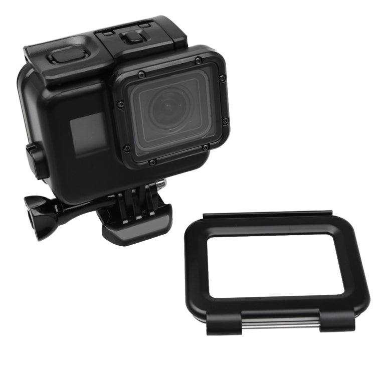 2 in 1 for GoPro HERO5 Touch Screen Back Cover + 45m Water-resistant Housing Protective Case(No Need to Disassemble Lens When Installed) with Buckle Basic Mount & Lead Screw(Black)