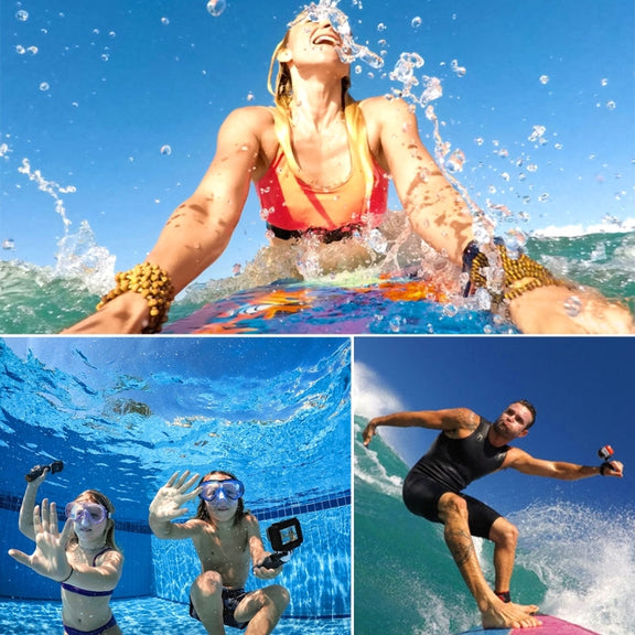 2 in 1 for GoPro HERO5 Touch Screen Back Cover + 45m Water-resistant Housing Protective Case(No Need to Disassemble Lens When Installed) with Buckle Basic Mount & Lead Screw(Black)