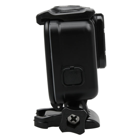 2 in 1 for GoPro HERO6 /5 Touch Screen Back Cover + 45m Water-resistant Housing Protective Case(Need to Disassemble Lens When Installed) with Buckle Basic Mount & Lead Screw(Black)