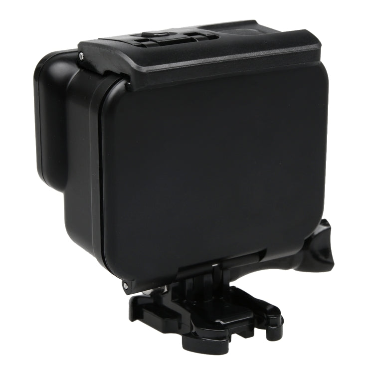 2 in 1 for GoPro HERO6 /5 Touch Screen Back Cover + 45m Waterproof Housing Protective Case(Need to Disassemble Lens When Installed) with Buckle Basic Mount & Lead Screw(Black) - Waterproof Cases by PMC TechLife | Online Shopping South Africa | PMC TechLife | Buy Now Pay Later Mobicred