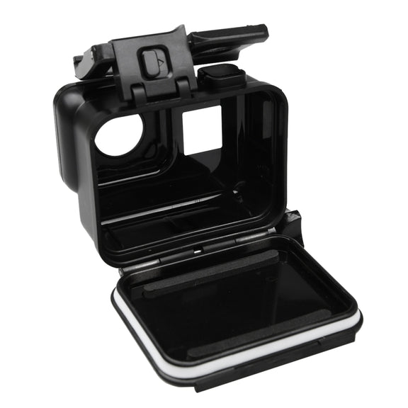 2 in 1 for GoPro HERO6 /5 Touch Screen Back Cover + 45m Water-resistant Housing Protective Case(Need to Disassemble Lens When Installed) with Buckle Basic Mount & Lead Screw(Black)