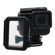 2 in 1 for GoPro HERO6 /5 Touch Screen Back Cover + 45m Water-resistant Housing Protective Case(Need to Disassemble Lens When Installed) with Buckle Basic Mount & Lead Screw(Black)