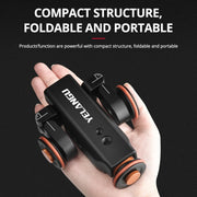 YELANGU L4X Camera Wheel Dolly + PC141 Phone Clamp with Remote, Load: 3kg