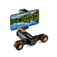 YELANGU L4X Camera Wheel Dolly + PC142 Phone Clamp with Remote, Load: 3kg - free shipping - PMC TechLife - Order now!