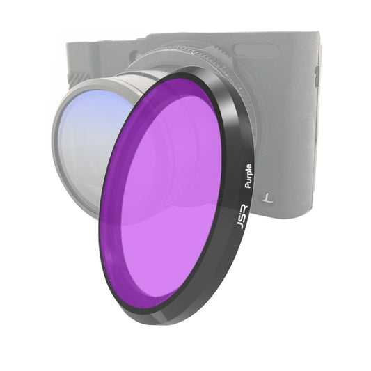 JSR Colored Lens Filter for Panasonic LUMIX LX10(Purple) - free shipping - PMC Jewellery - Order now!