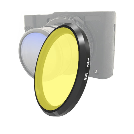 JSR Colored Lens Filter for Panasonic LUMIX LX10(Yellow) - free shipping - PMC Jewellery - Order now!