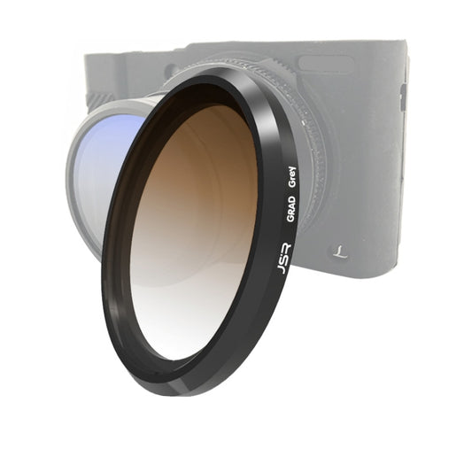 JSR Gradient Colored Lens Filter for Panasonic LUMIX LX10(Gradient Smoke) - free shipping - PMC Jewellery - Order now!