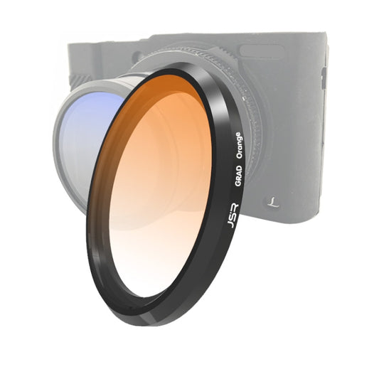 JSR Gradient Colored Lens Filter for Panasonic LUMIX LX10(Gradient Orange) - free shipping - PMC Jewellery - Order now!