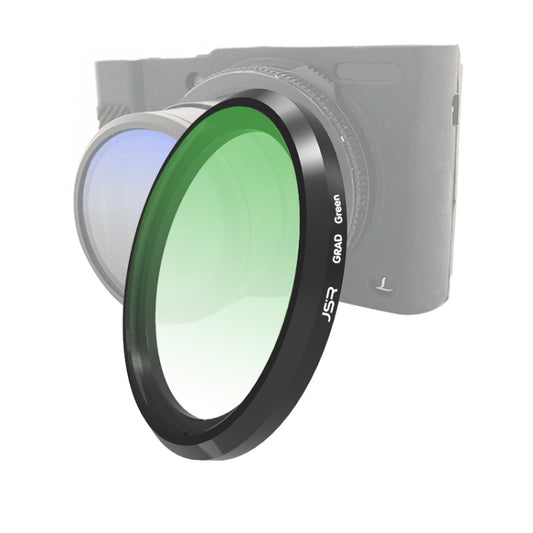 JSR Gradient Colored Lens Filter for Panasonic LUMIX LX10(Gradient Green) - free shipping - PMC Jewellery - Order now!