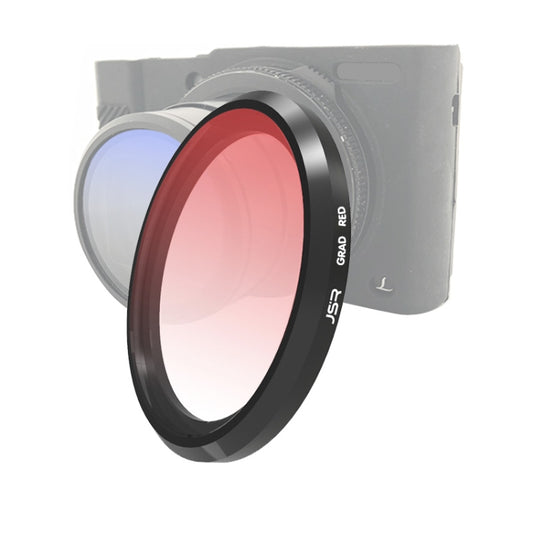 JSR Gradient Colored Lens Filter for Panasonic LUMIX LX10(Gradient Red) - free shipping - PMC Jewellery - Order now!