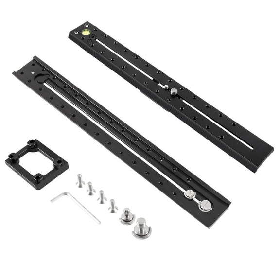 BEXIN VR-380L 380mm Length Aluminum Alloy Extended Quick Release Plate for Manfrotto / Sachtler(Black)