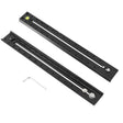 BEXIN B380-50 380mm Length Aluminum Alloy Extended Quick Release Plate for Manfrotto / Sachtler (Black) - free shipping - PMC TechLife - Order now!