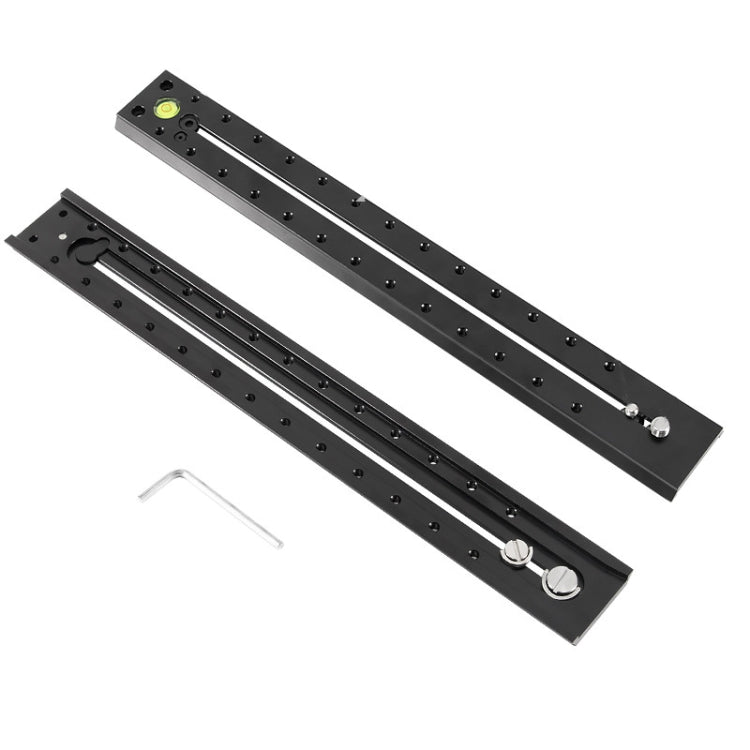 BEXIN B380-50 380mm Length Aluminum Alloy Extended Quick Release Plate for Manfrotto / Sachtler (Black) - free shipping - PMC Jewellery - Order now!
