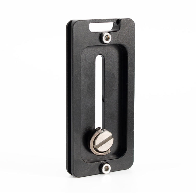 BEXIN PL-80 Anti-rotation Quick Release Plate with Rubber Cushion(Black) - Quick Release Plate by BEXIN | Online Shopping South Africa | PMC TechLife | Buy Now Pay Later Mobicred