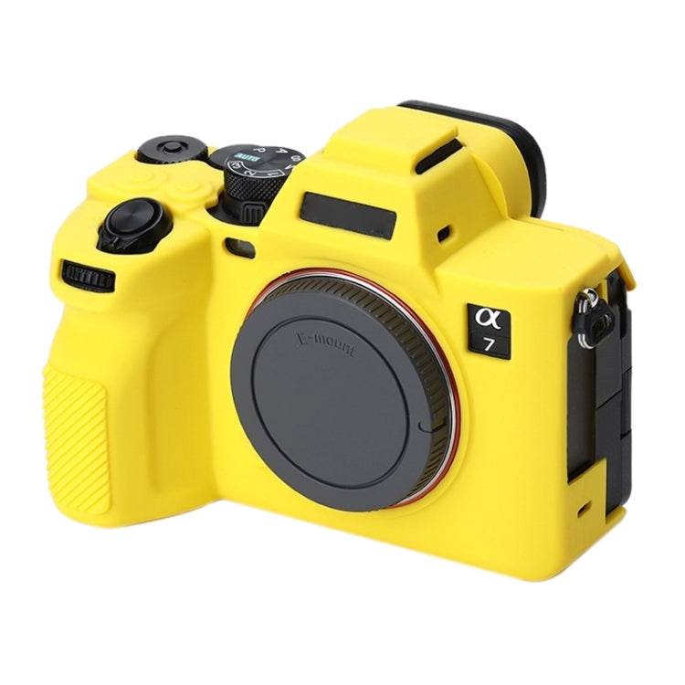 Soft Silicone Protective Case for Sony A7 IV (Yellow) - free shipping - PMC TechLife - Order now!